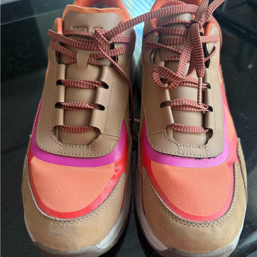Teva Women’s Geotrecca Waterproof Bootie Low Hiking Shoes - Coral Honey - Picture 6 of 6